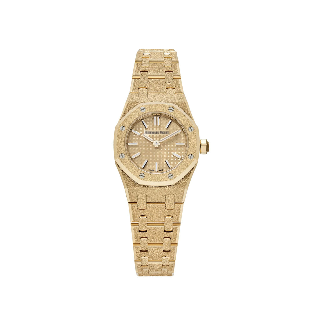 AP Royal Oak 'Mini' Frosted Yellow Gold