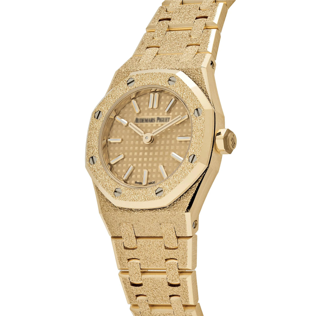 AP Royal Oak 'Mini' Frosted Yellow Gold