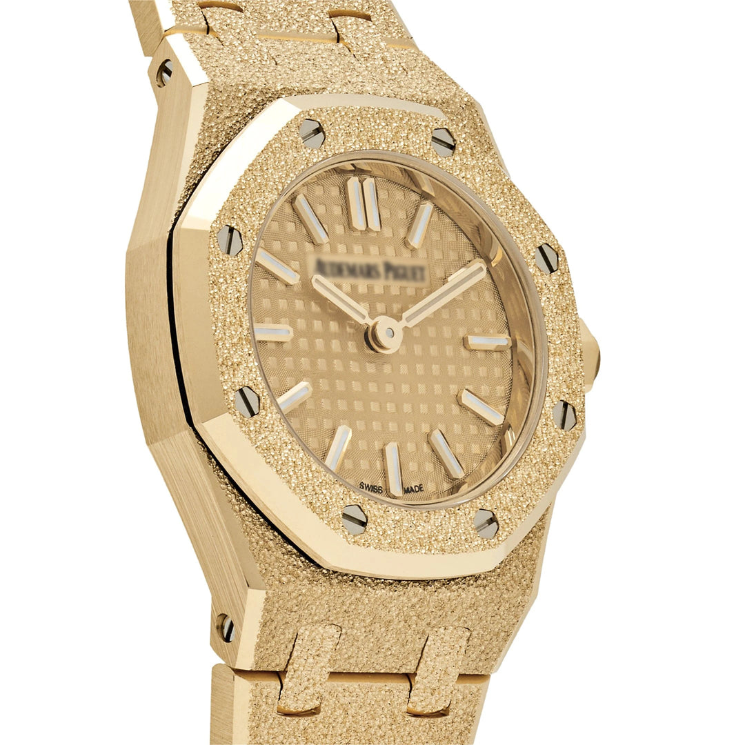 AP Royal Oak 'Mini' Frosted Yellow Gold