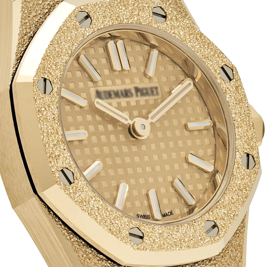 AP Royal Oak 'Mini' Frosted Yellow Gold