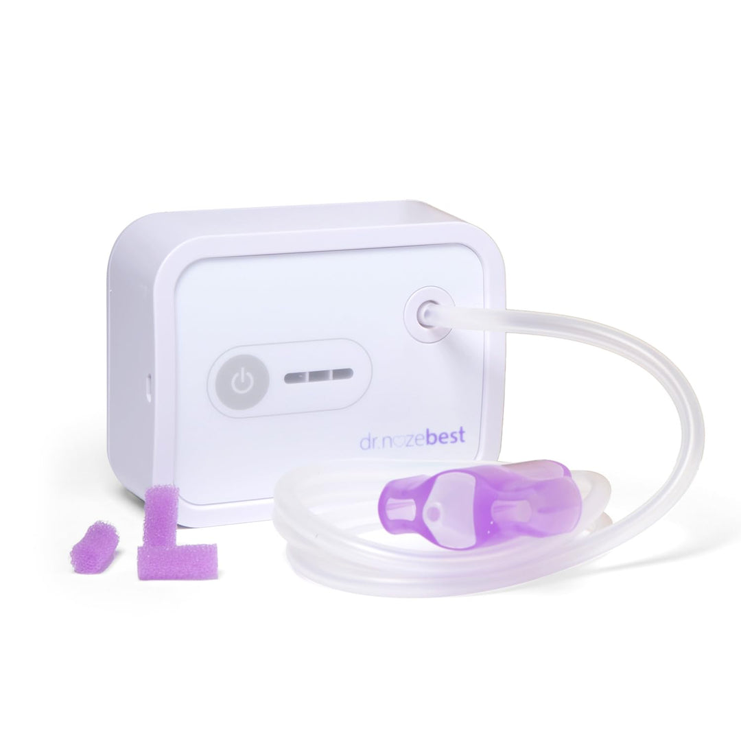 Dr. Noze Best - NozeBot | Electric Baby Nasal Aspirator | Hospital Grade Suction | Nose Sucker and Nasal Vacuum | Safe for Infants and Toddlers (Mild to Severe Congestion - The Original Noze Bot)