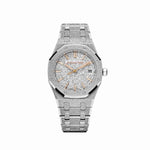 Load image into Gallery viewer, AP Royal Oak 77450BC.GG.1361BC.01 Frosted White Gold Crystal Sand Dial (2025)
