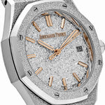 Load image into Gallery viewer, AP Royal Oak 77450BC.GG.1361BC.01 Frosted White Gold Crystal Sand Dial (2025)
