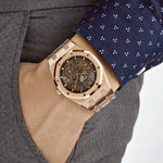 Load image into Gallery viewer, AP Royal Oak Openworked &#39;Jumbo&#39; Extra-Thin Rose Gold
