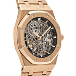 Load image into Gallery viewer, AP Royal Oak Openworked &#39;Jumbo&#39; Extra-Thin Rose Gold
