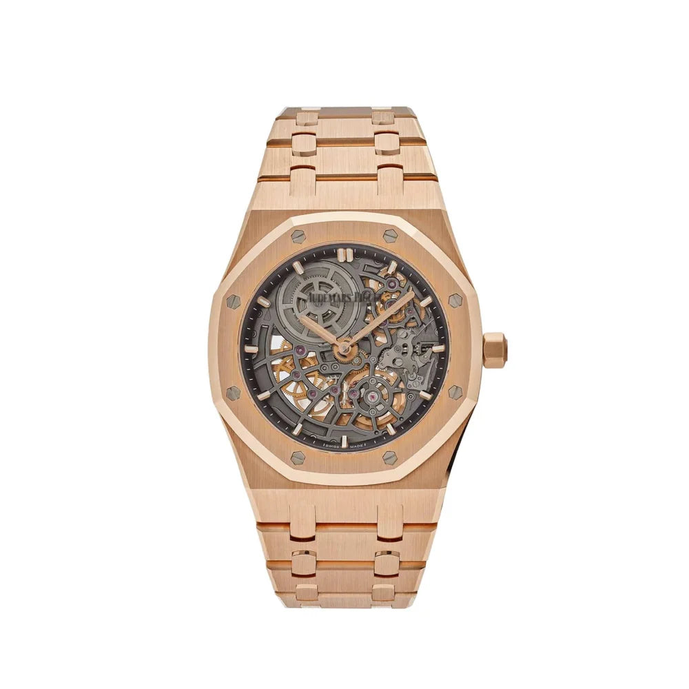 AP Royal Oak Openworked 'Jumbo' Extra-Thin Rose Gold