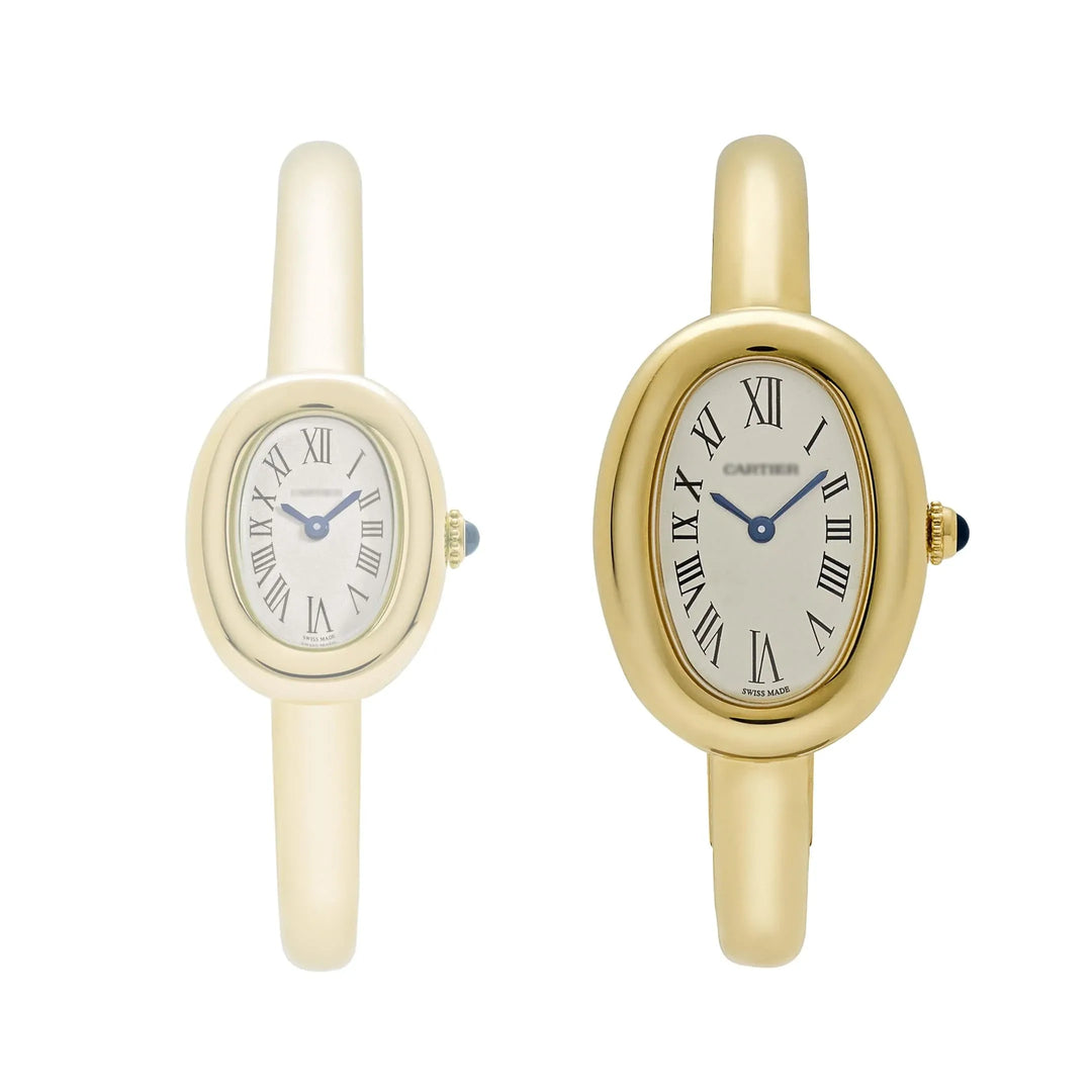 Carti Baignoire Small/Mini WGBA0024 'Ladies' Yellow Gold Quartz