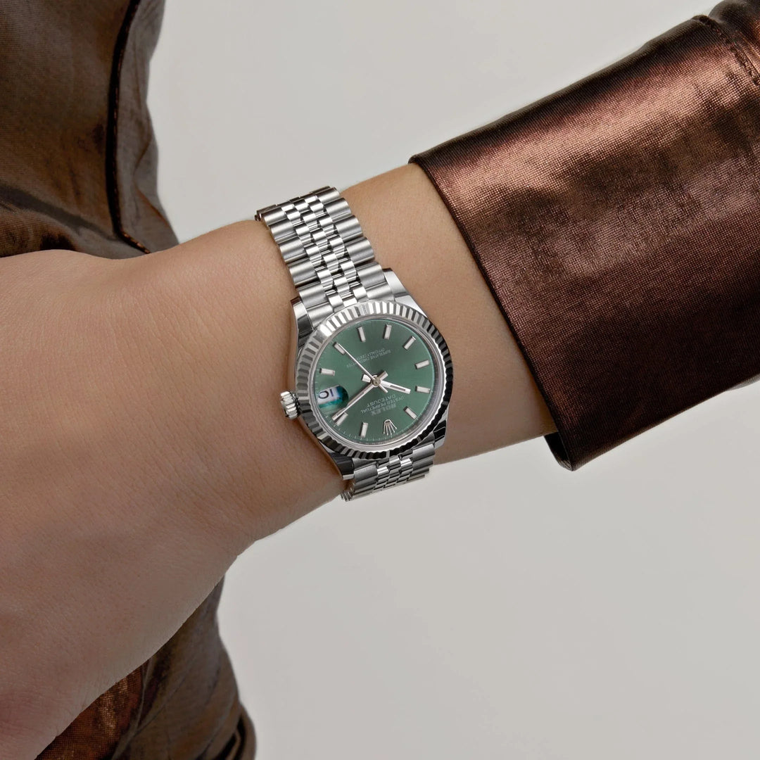 Datejust 278274 'Ladies' Stainless Steel Green Dial