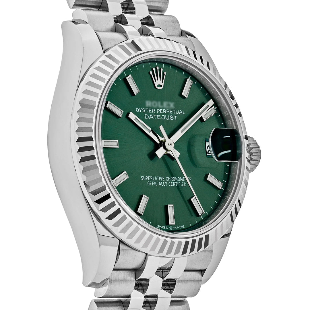 Datejust 278274 'Ladies' Stainless Steel Green Dial